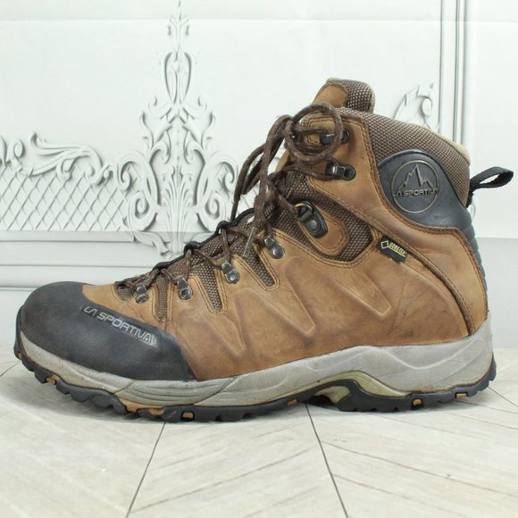 La Sportiva Other - La Sportiva Thunder III GTX Brown Leather Gore-Tex Hiking Boots Size 13